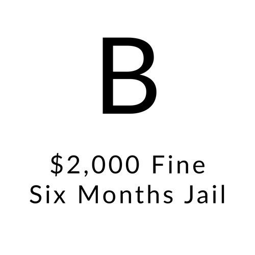 Class B Misdemeanor 1 | Varghese Summersett Class B Misdemeanors in Texas