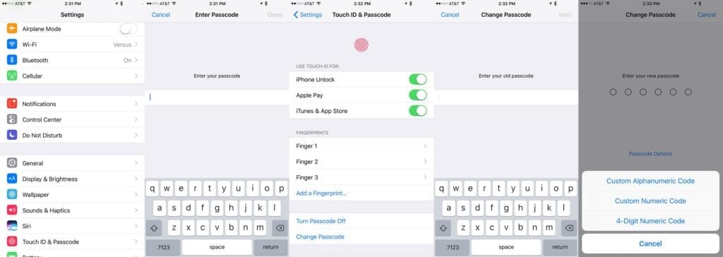 how to create a alphanumeric passcode on iphone | Varghese Summersett How to create and Alphanumeric Passcode on Iphone
