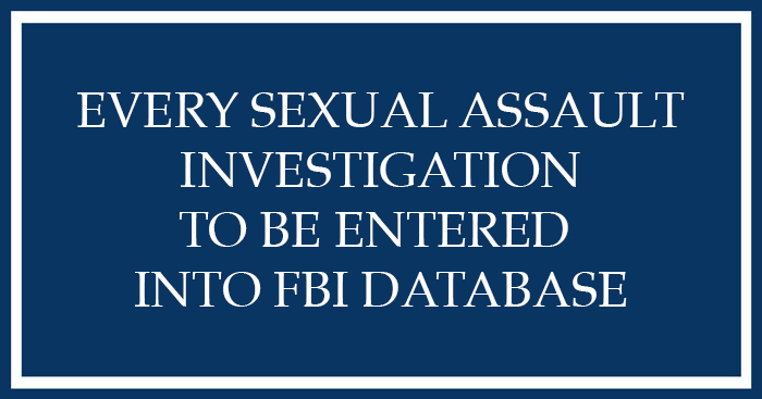 investigations-into-databse-FBI every sexual assault investigation is going into an FBI database