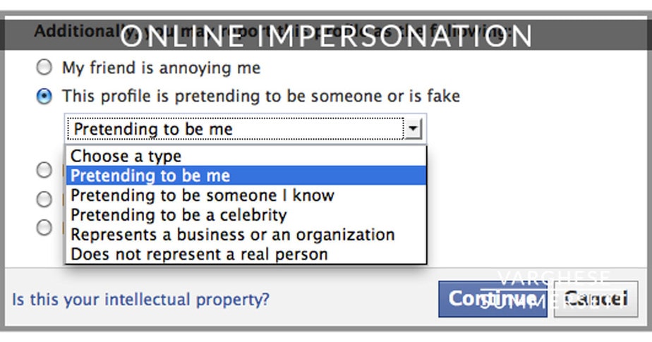 online impersonation